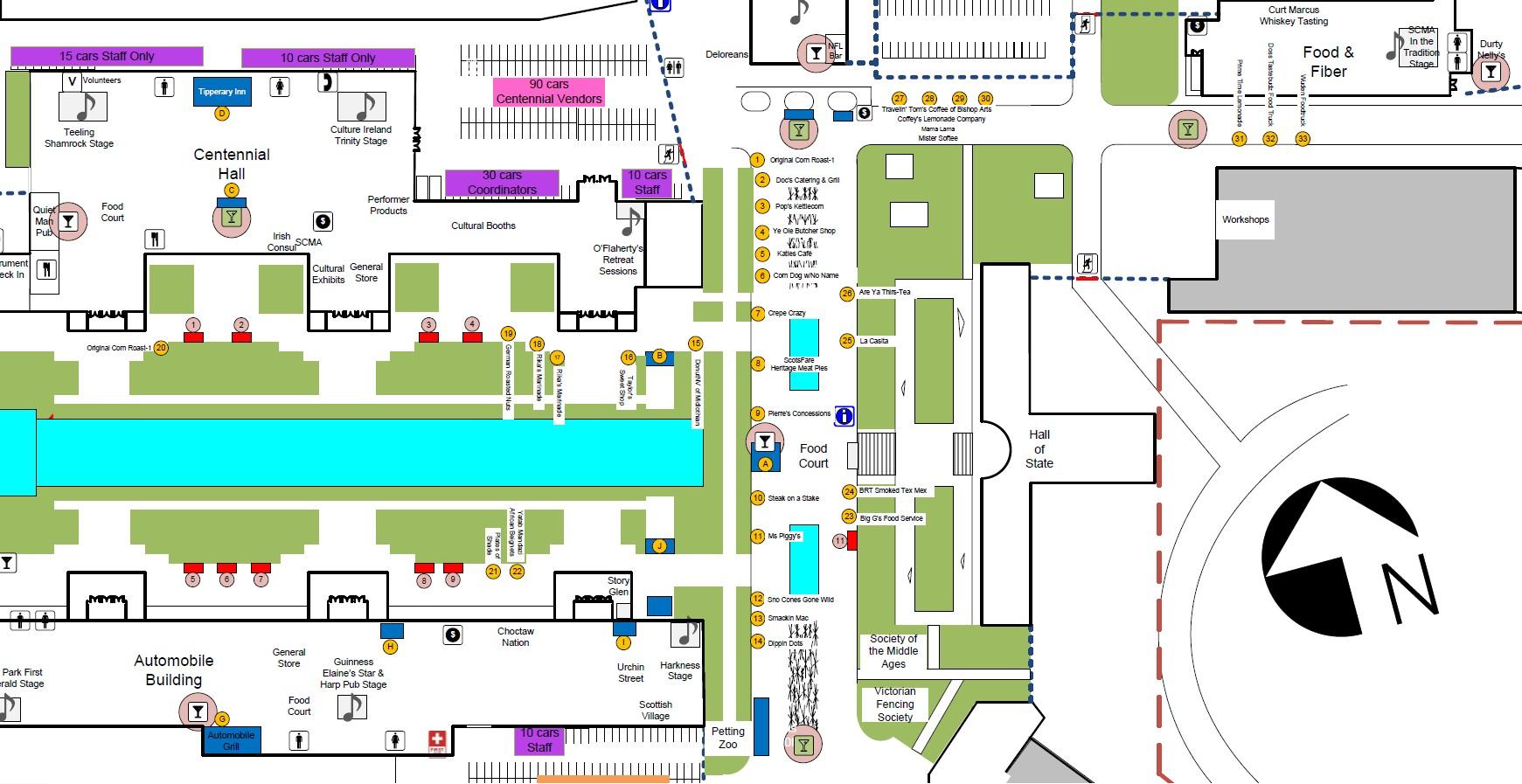 2025 Food Vendor Map